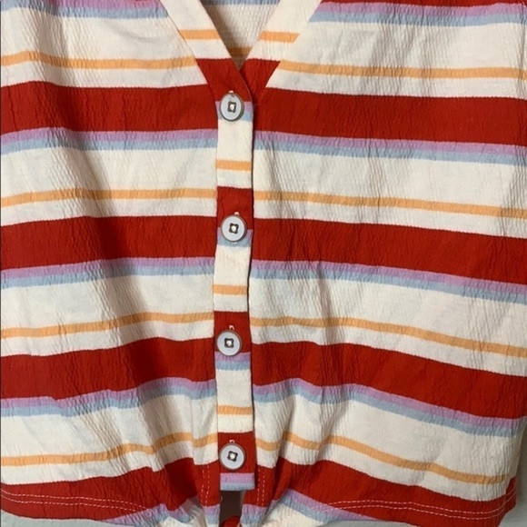 TEN SIXTY SHERMAN Women's Front Tie Tank - Picture 4 of 6